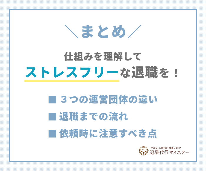 退職代行とはまとめ