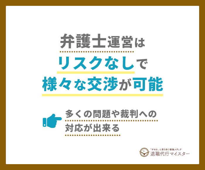 弁護士運営の退職代行サービス